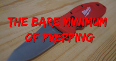 The Bare Minimum of Prepping Milwaukee Fastback knife